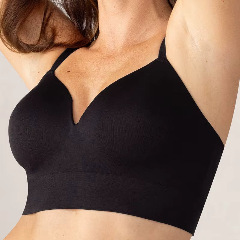 Bodivelle Back-Smoothing Wireless Bra — Black